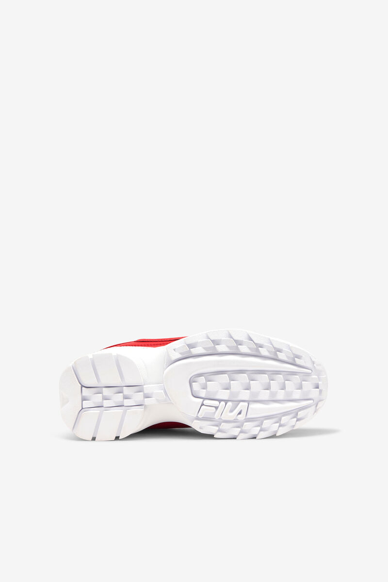 Kids' Fila Little Disruptor 2 Platform Shoes Red / White / Black | bTxSkb1axFw