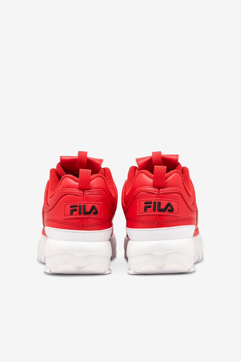Kids' Fila Little Disruptor 2 Platform Shoes Red / White / Black | bTxSkb1axFw