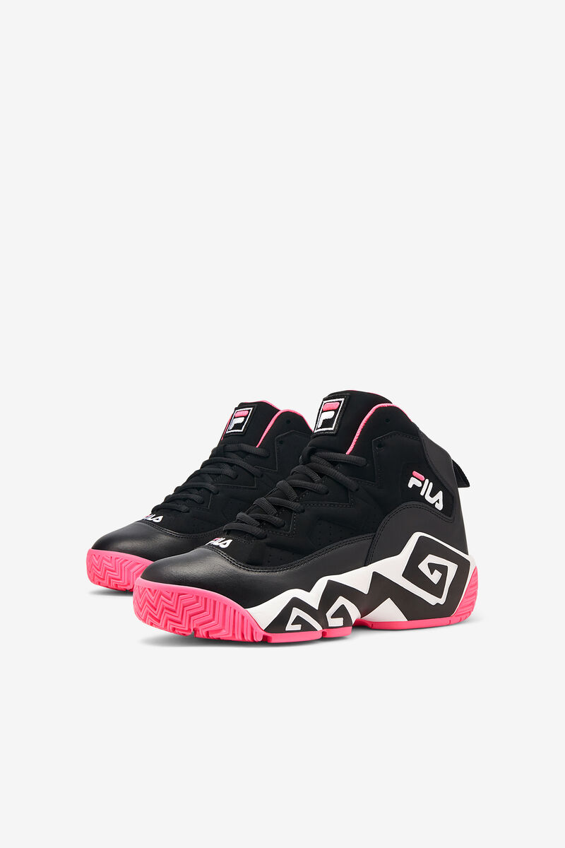 Kids' Fila Little Mb Basketball Shoes Black / Pink / White | kmpVPmwYwYy