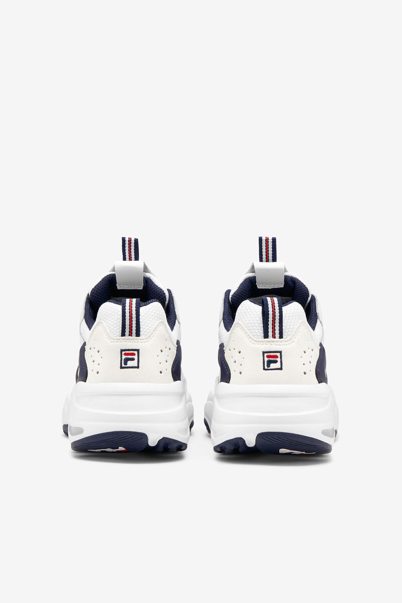 Kids' Fila Little Ray Tracer Walking Shoes White / Navy / Red | xliZU2EJlyc