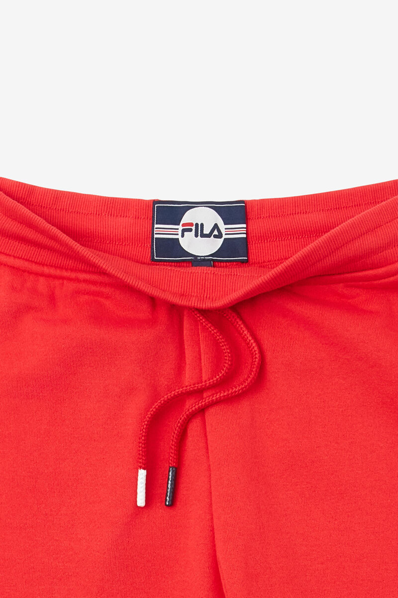 Kids' Fila Logo Short Shorts Red | fQRP1q5rkru