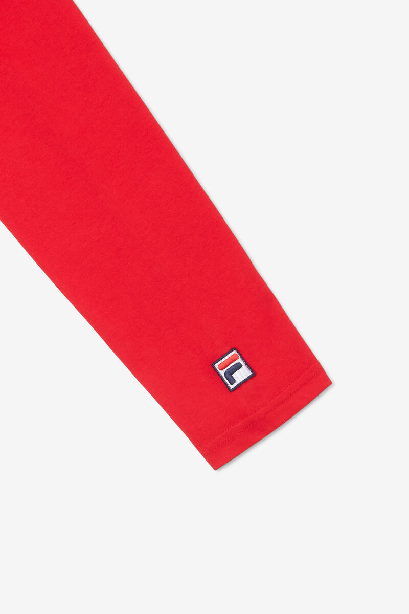 Kids' Fila Stacked Logo T Shirts Red | E62dJl2cAL8
