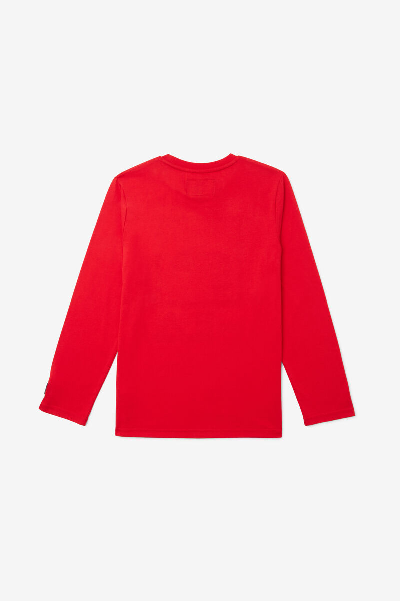 Kids' Fila Stacked Logo T Shirts Red | E62dJl2cAL8