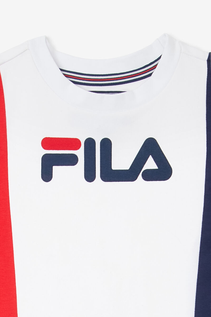 Kids' Fila T-shirt Dress Dresses Navy | 7W6h7PDYRjh