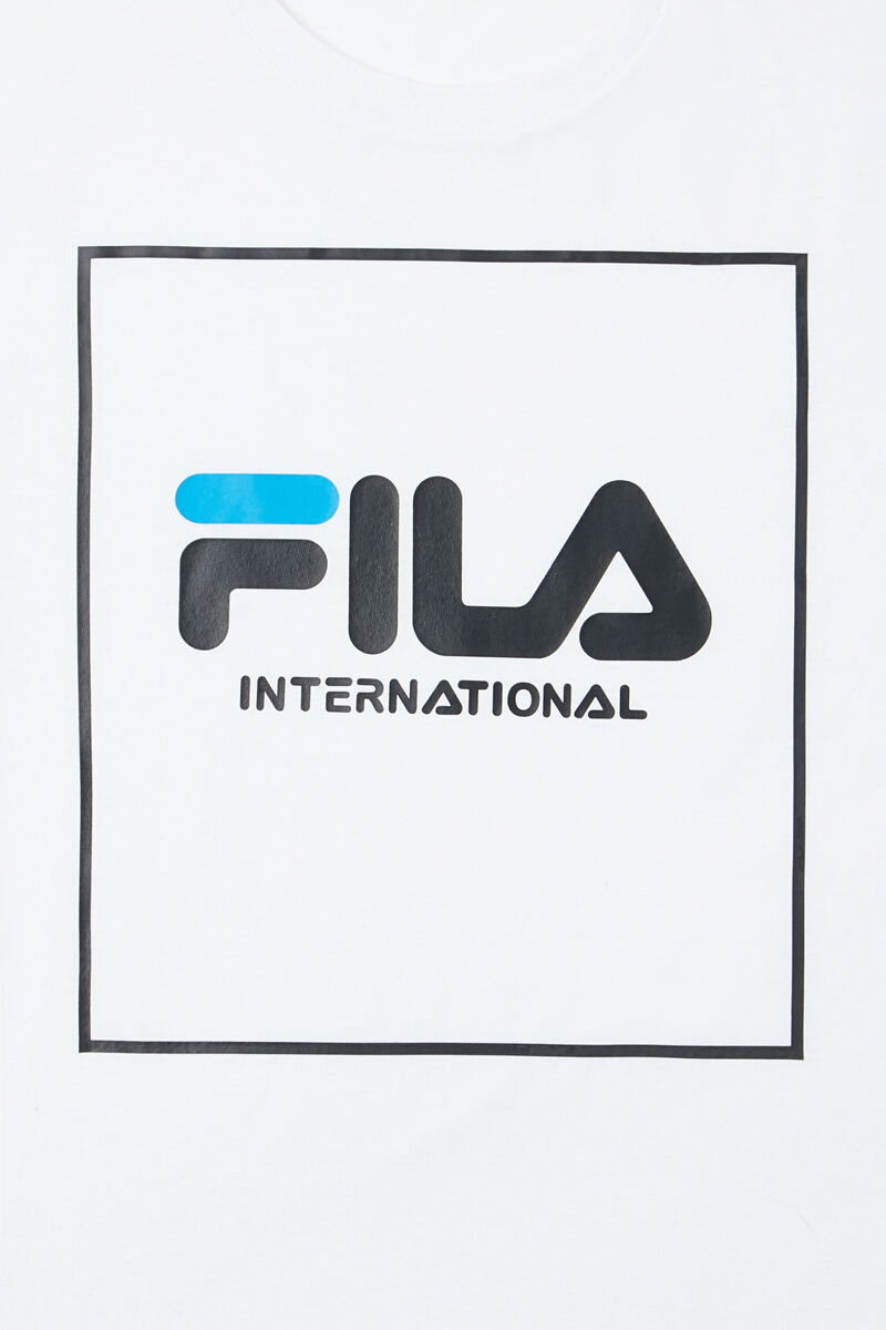 Kids' Fila Wes T Shirts White | AMWRLQWFT9k