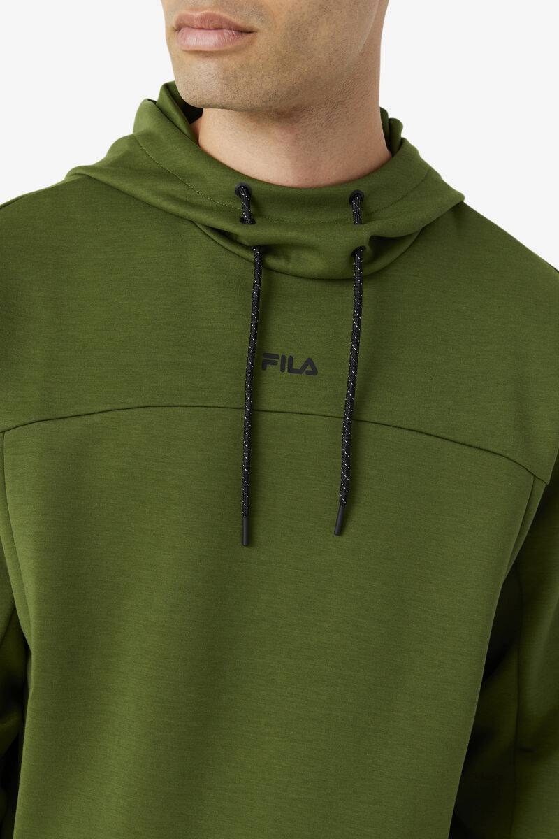 Men's Fila Aadheen Hoodie Hoodies Black | V6slJEYk2NN