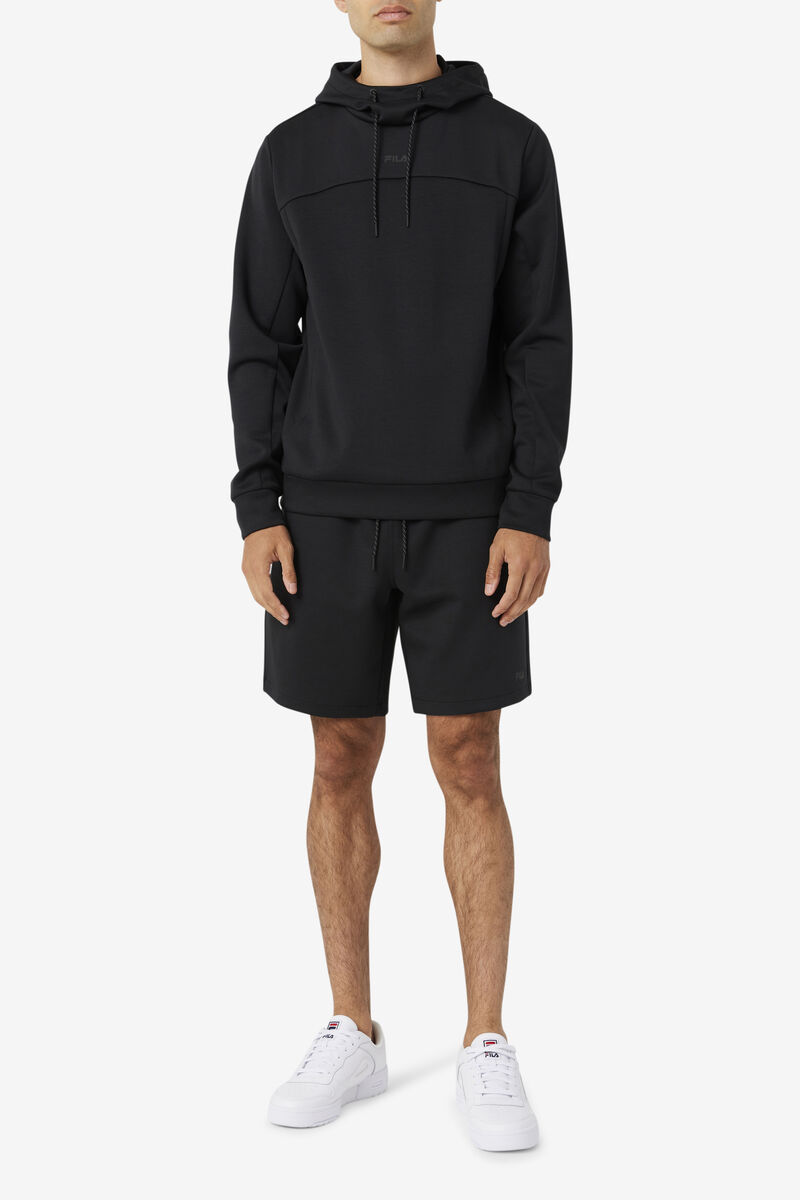 Men's Fila Aadheen Hoodie Hoodies Black | hJD9IwbkLeb
