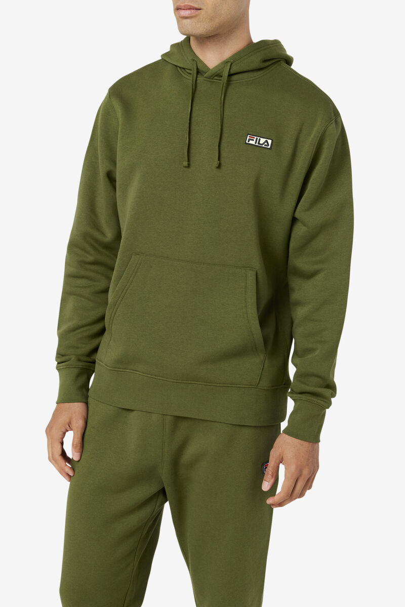 Men's Fila Algot Hoodie Hoodies Olive | 8ZEQyHSy6Io