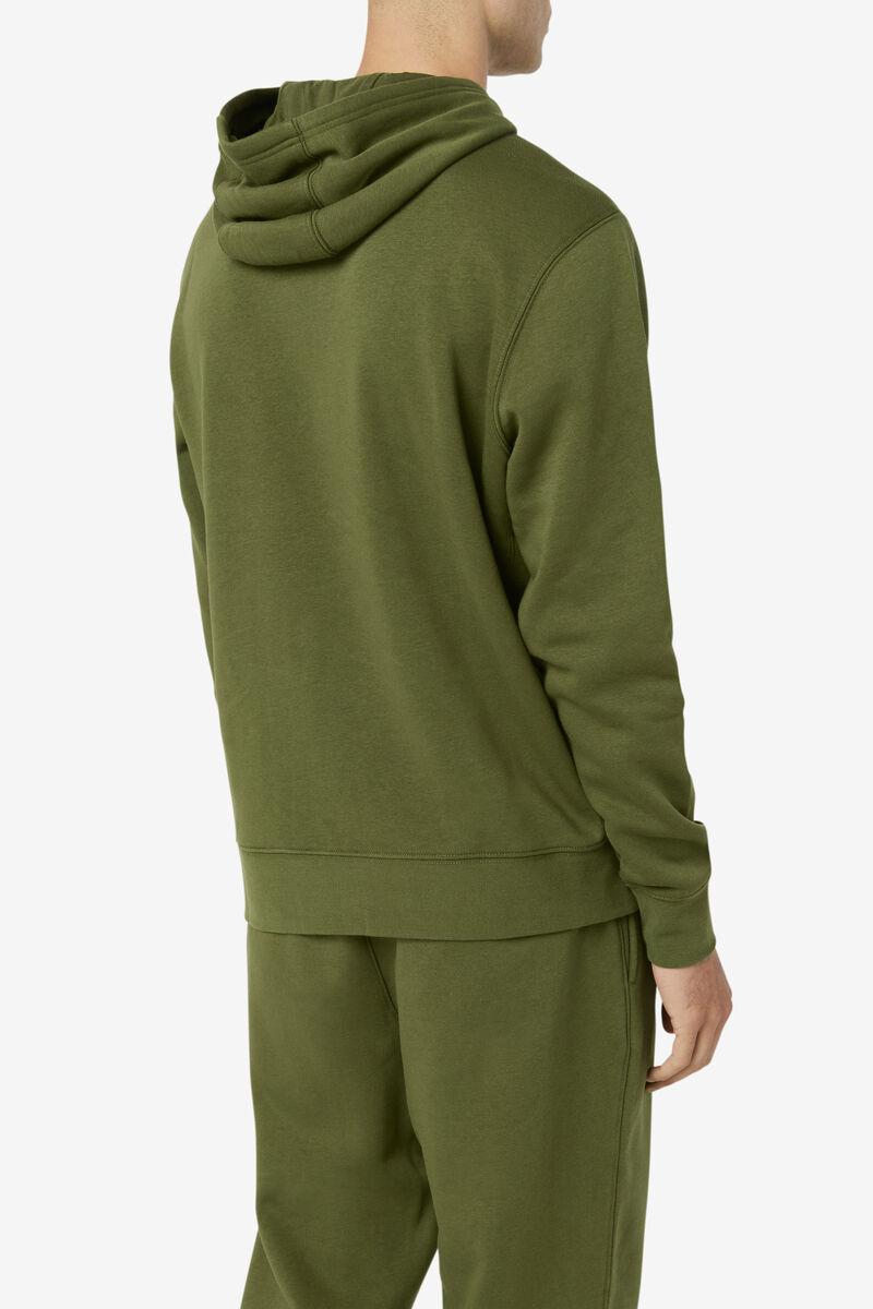 Men's Fila Algot Hoodie Hoodies Olive | 8ZEQyHSy6Io