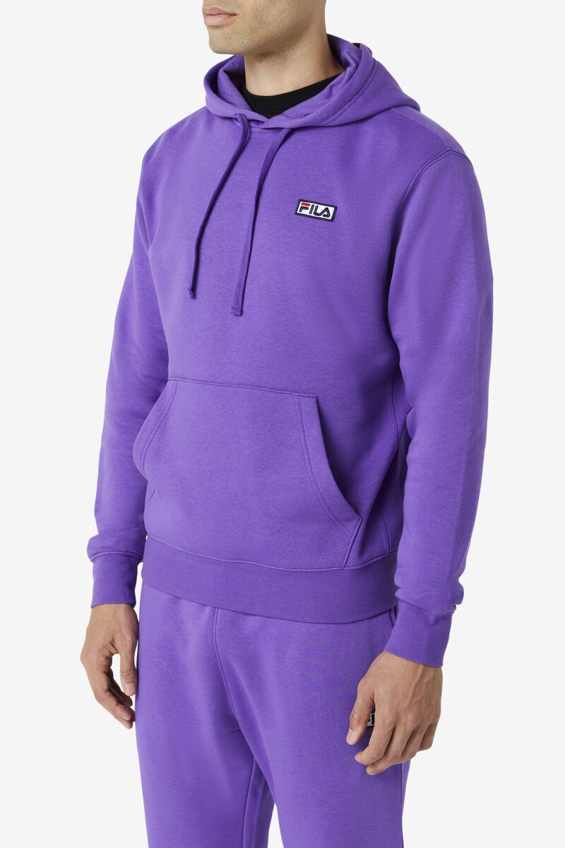 Men's Fila Algot Hoodie Hoodies Purple | 1lRZV39Fq7I