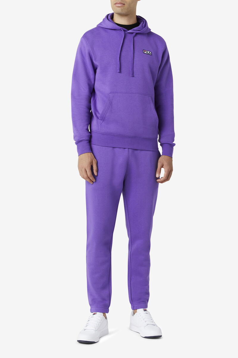 Men's Fila Algot Hoodie Hoodies Purple | 1lRZV39Fq7I