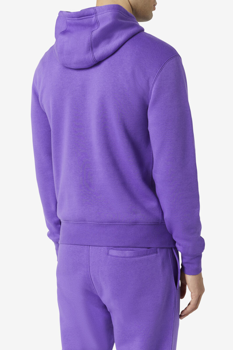 Men's Fila Algot Hoodie Hoodies Purple | 1lRZV39Fq7I