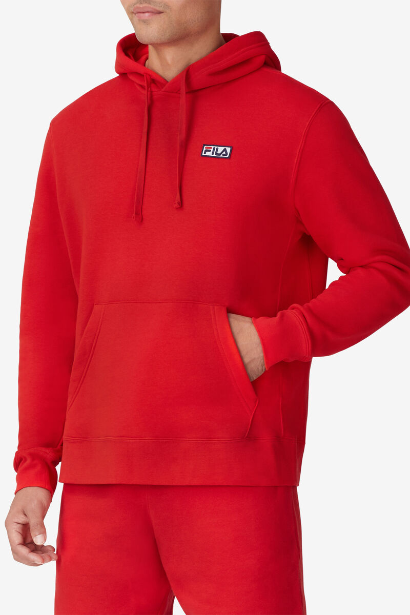 Men's Fila Algot Hoodie Hoodies Red | AwJTszqRHKZ