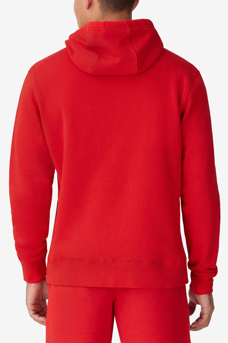 Men's Fila Algot Hoodie Hoodies Red | AwJTszqRHKZ