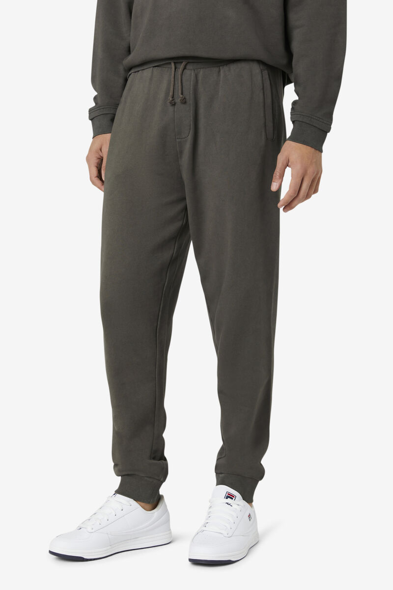 Men's Fila Arcform Plant Dyed Pant Pants Dark Grey | h4ug5dlVDl7