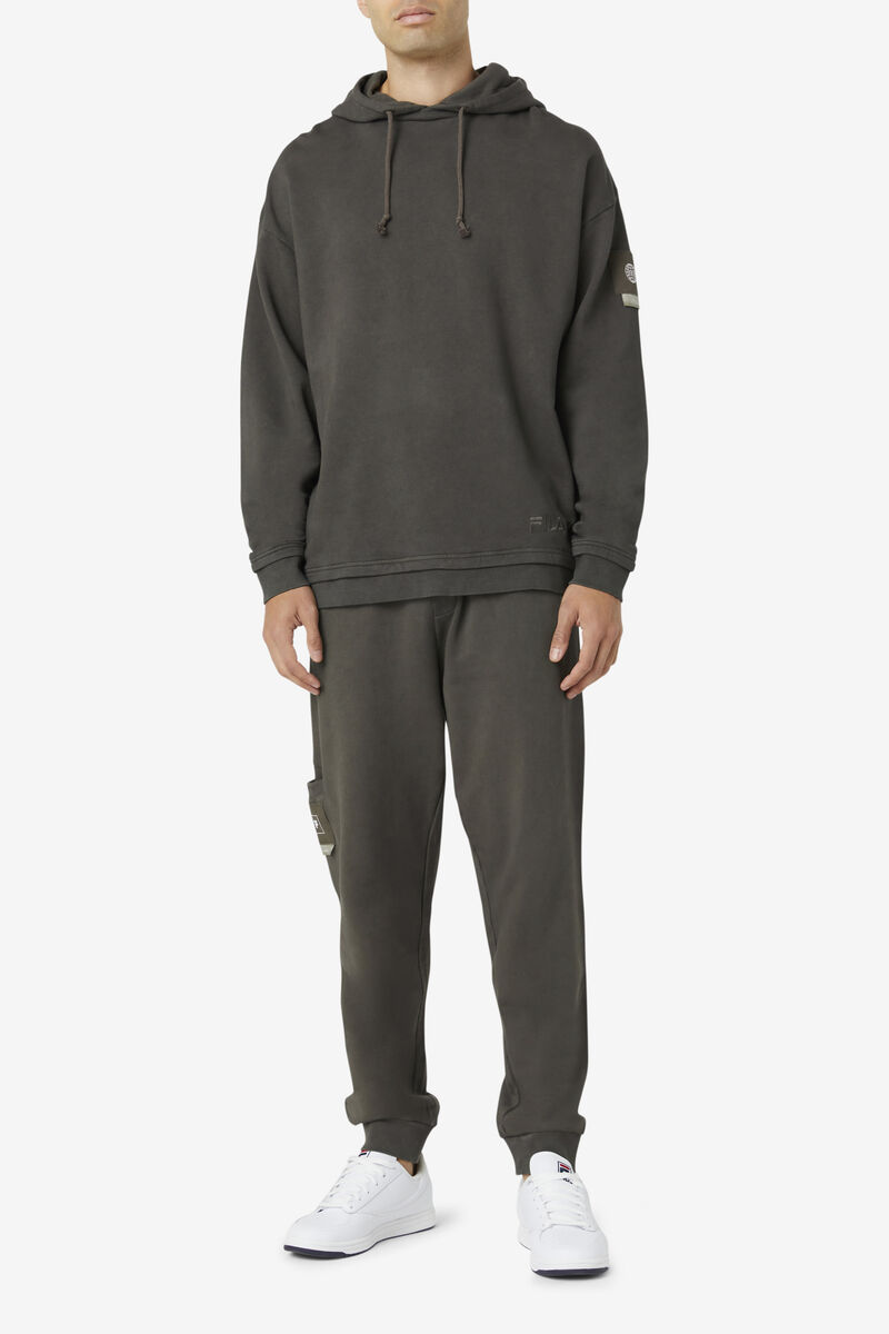 Men's Fila Arcform Plant Dyed Pant Pants Dark Grey | h4ug5dlVDl7