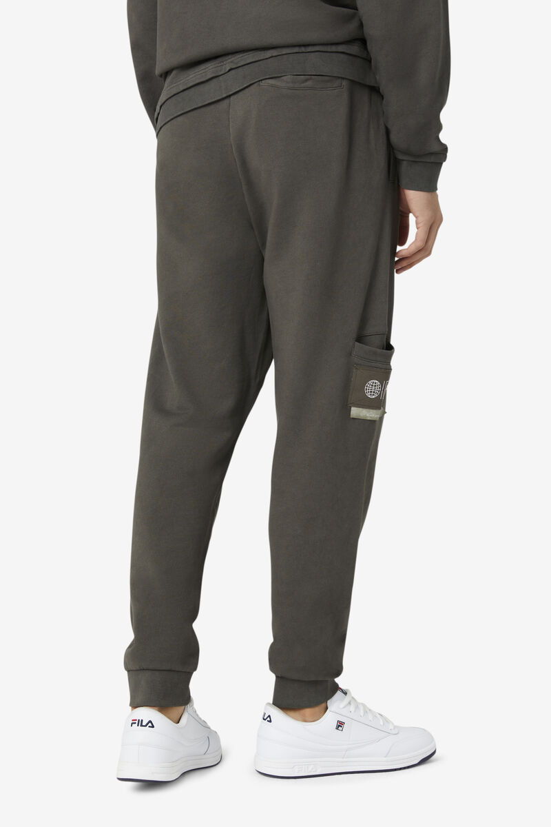 Men's Fila Arcform Plant Dyed Pant Pants Dark Grey | h4ug5dlVDl7