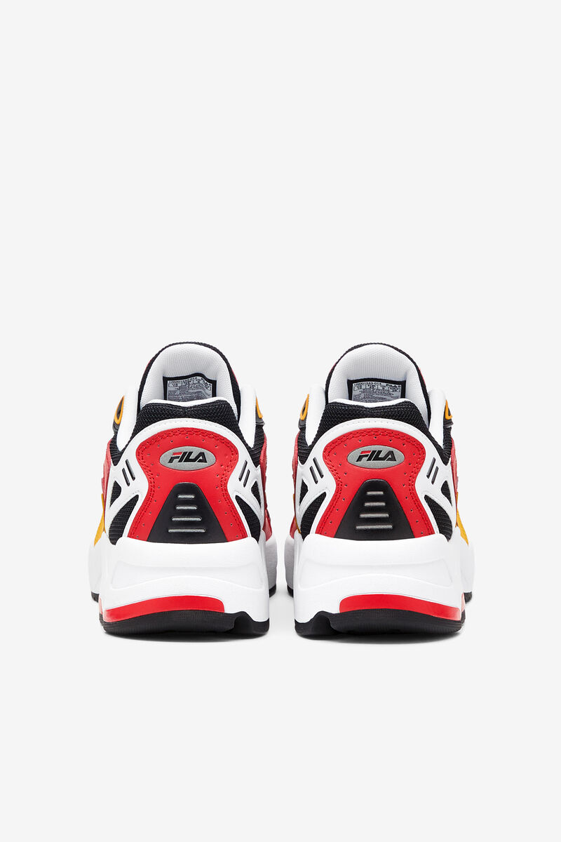Men's Fila Archive Rjv Reflective Sneakers | Fila Sneakers Black / Red / White | 9yTnroE2v78