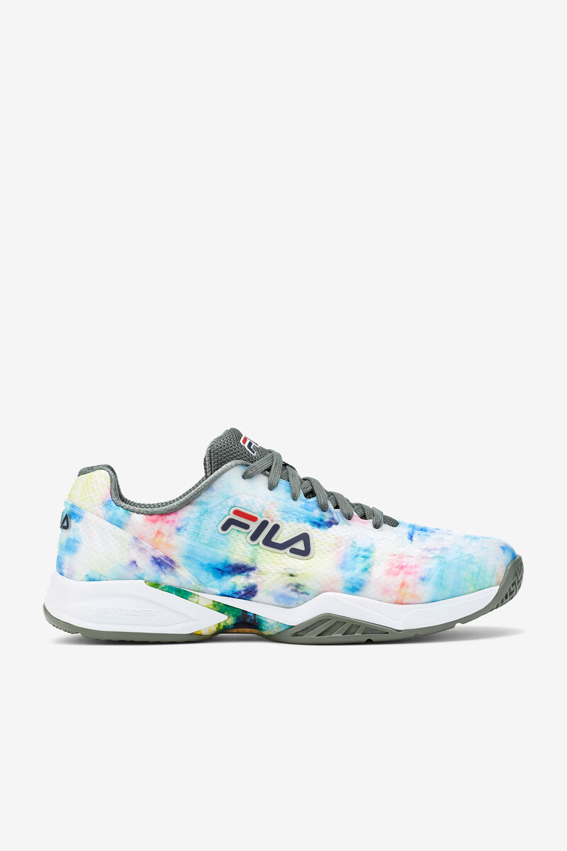 Men\'s Fila Axilus 2 Energized Tennis Shoes Multicolor / White / Green | 92YlQ32qjsb