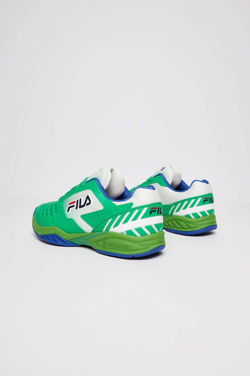 Men's Fila Axilus 2 Energized Tennis Shoes Light Green / White / Navy | QnDUEH5ifPy