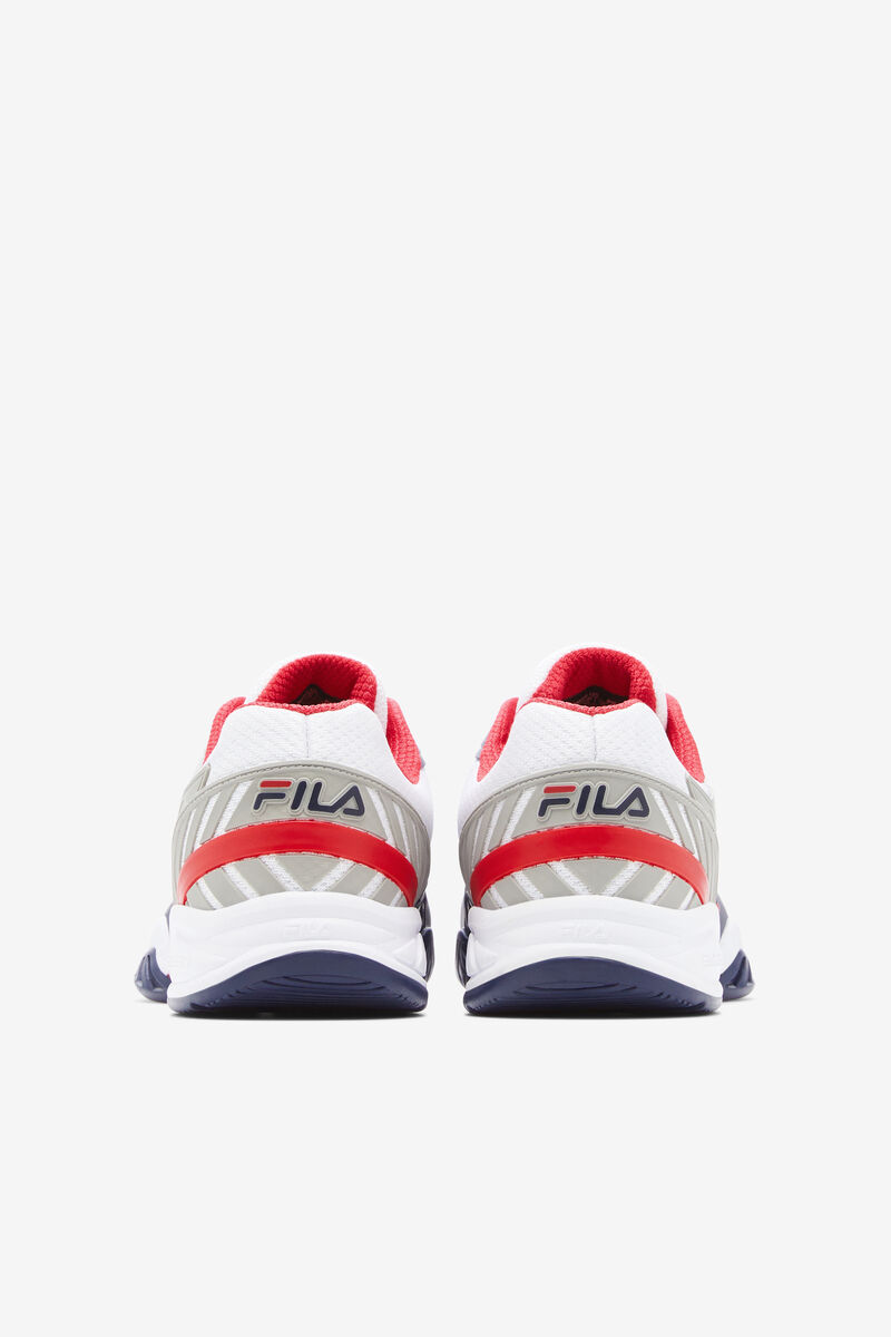 Men's Fila Axilus 2 Energized Tennis Shoes White / Navy / Red | v2idvu9F6fu