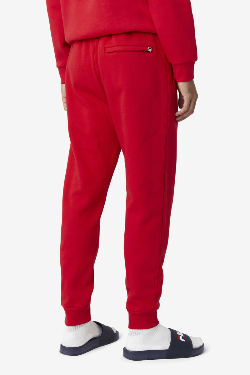 Men's Fila Batul Jogger Pants Red | 8BAZmuQvXDs