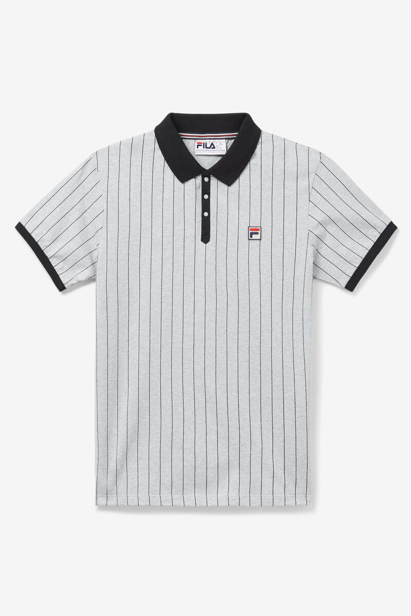 Men\'s Fila Bb1 Polo Polos Grey | jtZy8EYzkSV