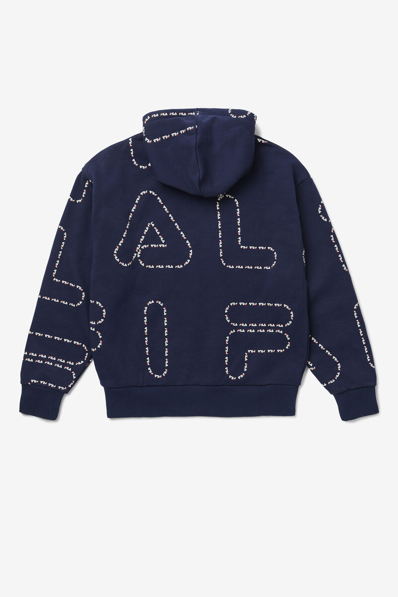 Men's Fila Bedford Hoodie Hoodies Navy / Navy | noPd1ZlBWRF