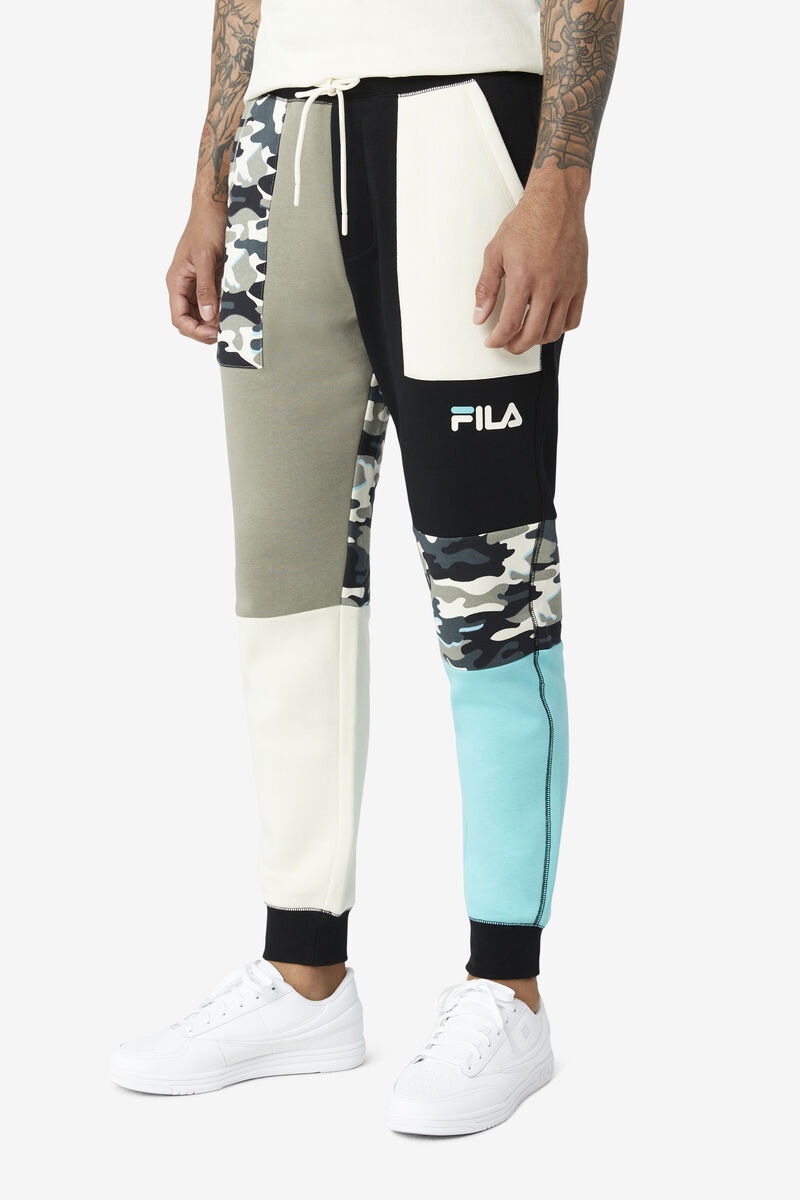 Men's Fila Bundy Pant Pants Black | zMdfdGLh9Zr