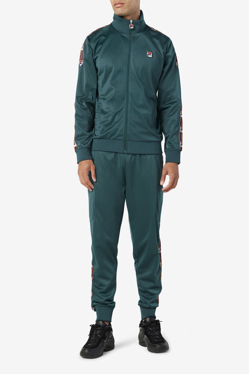 Men's Fila Carson Track Jacket Outerwear Green | FY6kZuuDcGh