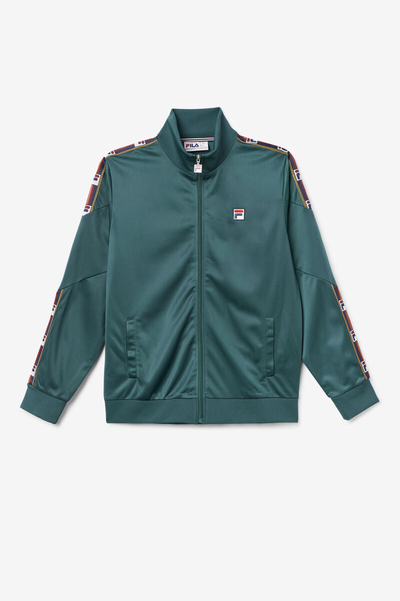 Men\'s Fila Carson Track Jacket Outerwear Green | FY6kZuuDcGh