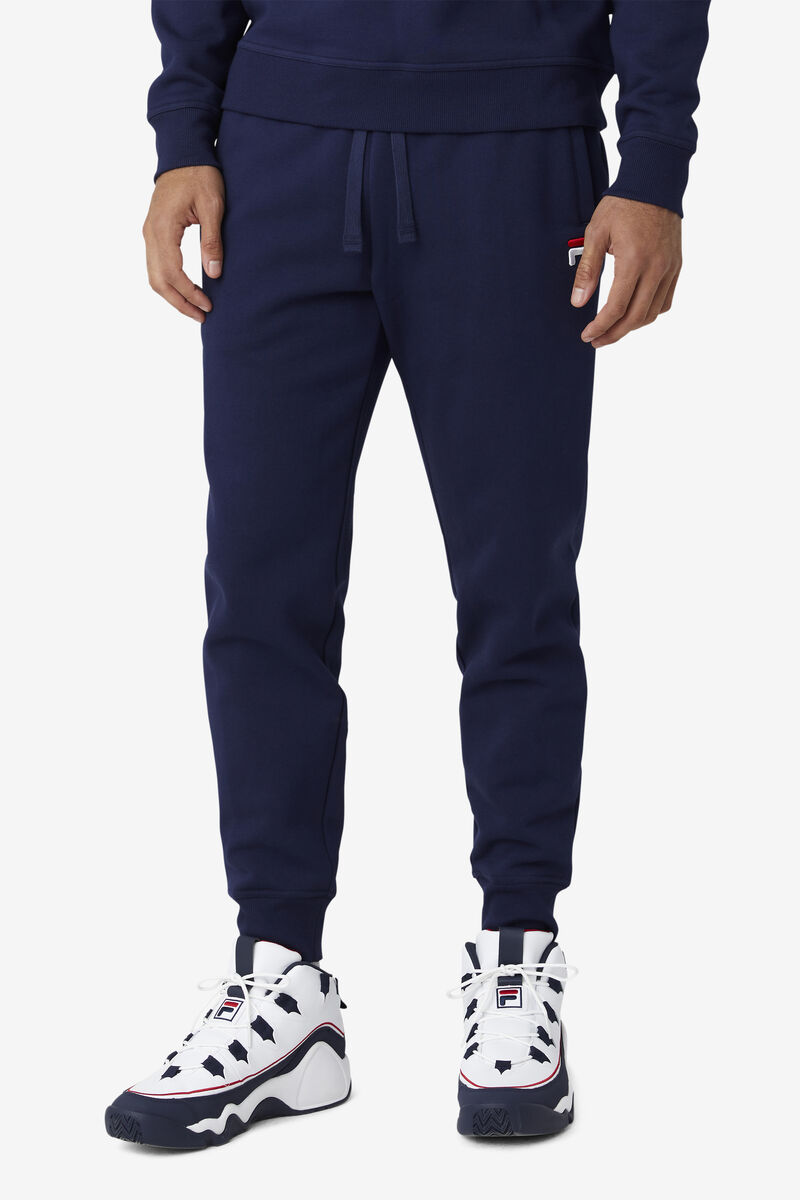 Men's Fila Chardon Jogger Pants Navy | CVkYnQRhLbZ