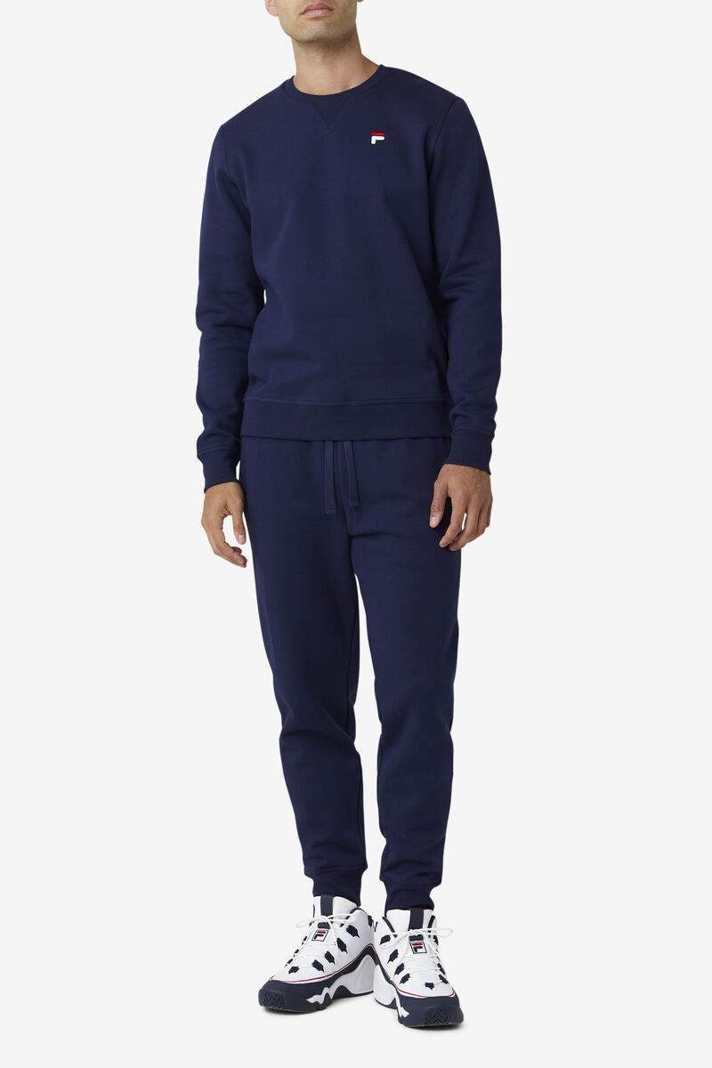 Men's Fila Chardon Jogger Pants Navy | CVkYnQRhLbZ