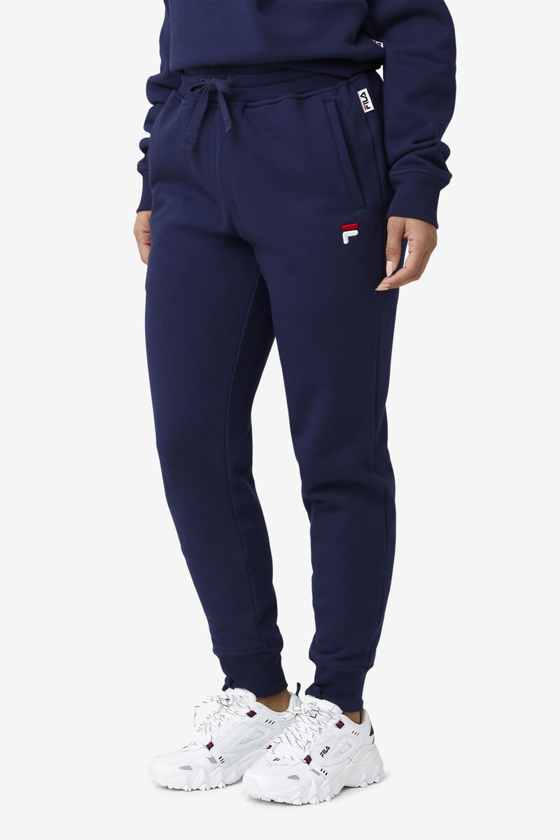 Men's Fila Chardon Jogger Pants Navy | CVkYnQRhLbZ
