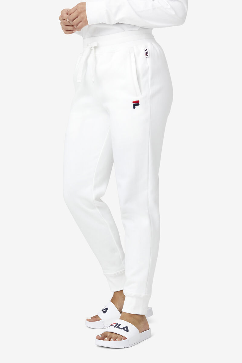 Men's Fila Chardon Jogger Pants White | nW3iP75xyB4