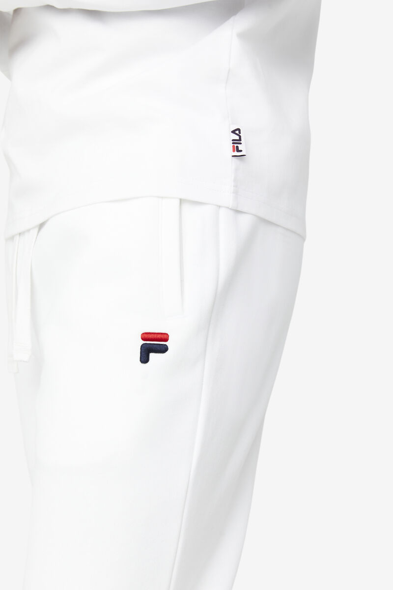 Men's Fila Chardon Jogger Pants White | nW3iP75xyB4