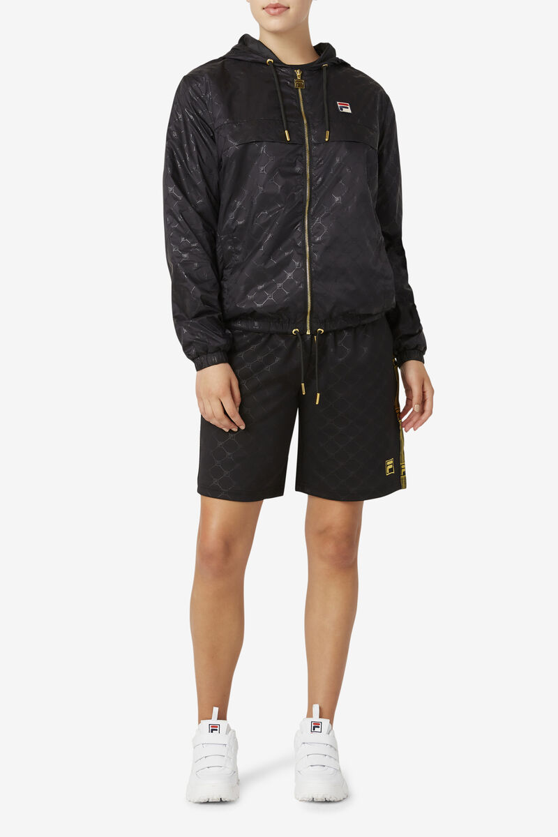 Men's Fila Copper Hood Jacket Jackets Black / Black | 7mh9RlskRqm