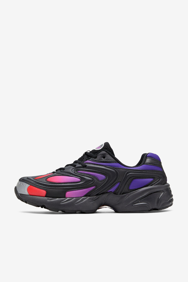 Men's Fila Creator Stargazing Chunky Dad Shoes | Fila Sneakers Black / Deep Blue / Purple | mmOZIOtc