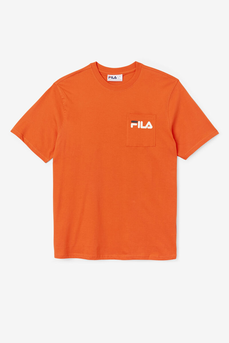 Men\'s Fila Curtis Pocket T Shirts Black | RvOjKqrgGk1