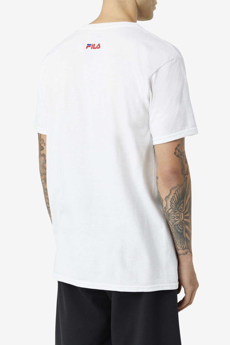 Men's Fila Detroit Love T Shirts White | 6ipc9wK7Okt