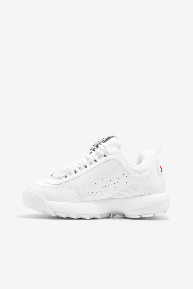Men's Fila Disruptor 2 Chunky White Sneakers | Fila Sneakers White / Navy / Red | PSWF1TGFs3G