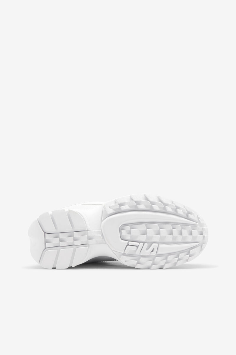 Men's Fila Disruptor 2 Chunky White Sneakers | Fila Sneakers White / Navy / Red | PSWF1TGFs3G