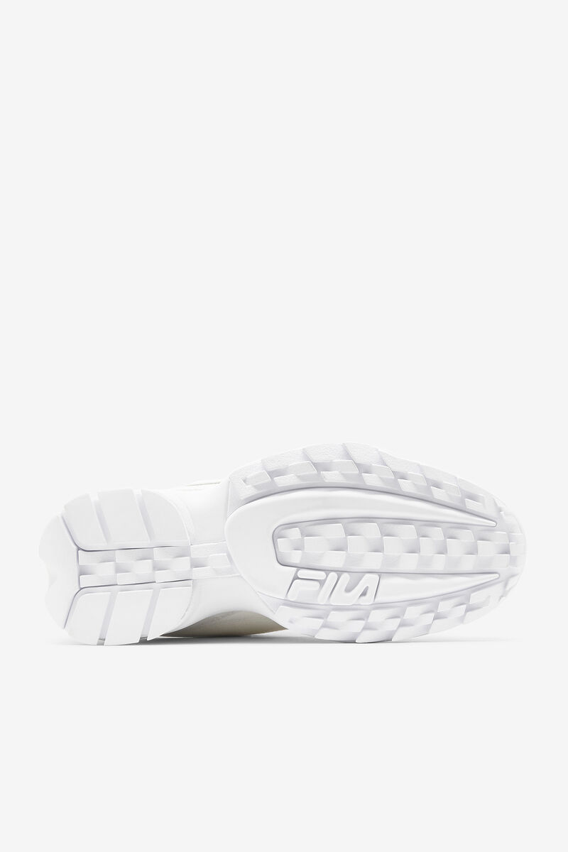 Men's Fila Disruptor 2 Lab Premium Platform Shoes White / White / Navy | iedDbOmwQZd