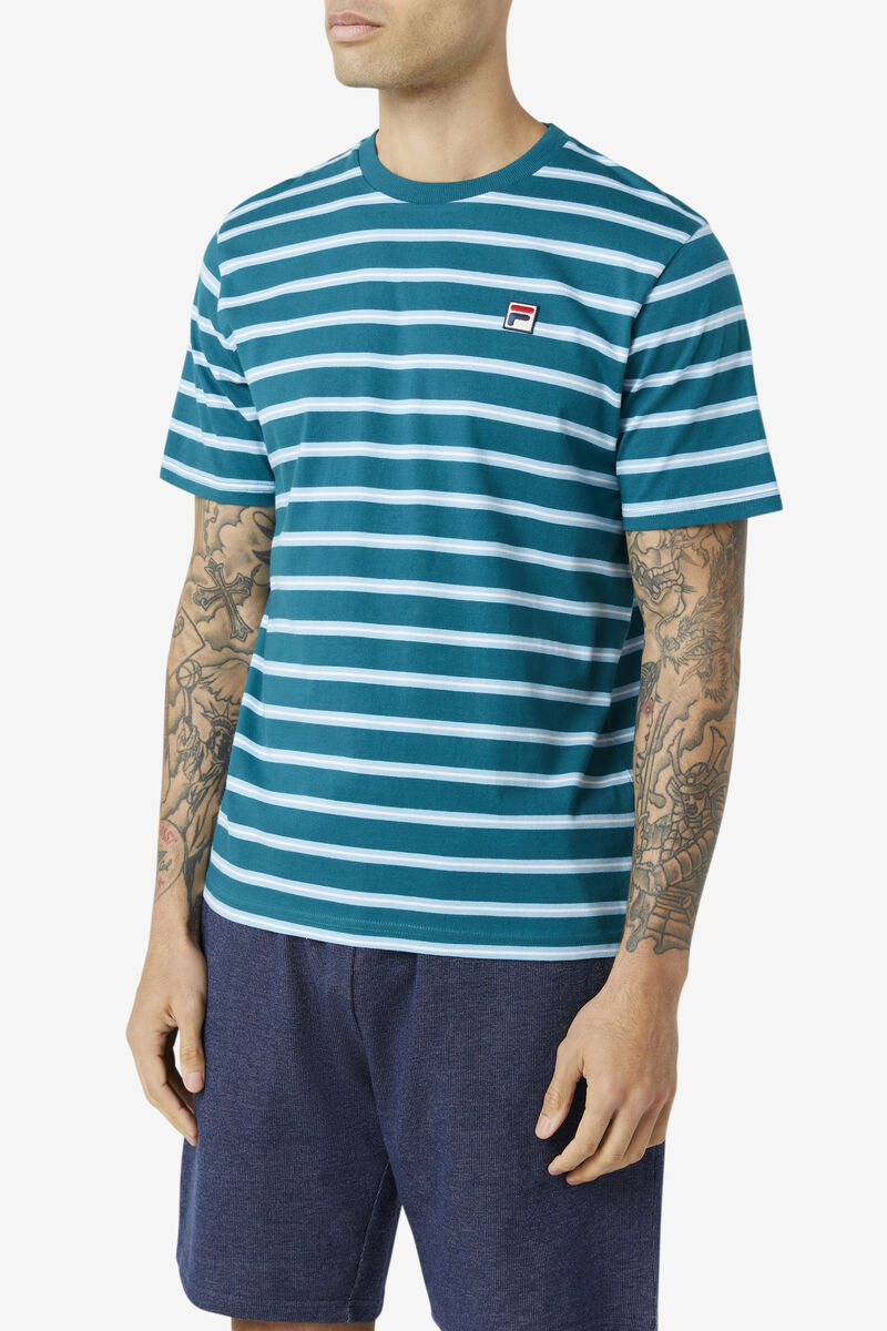 Men's Fila Dolce T Shirts Blue | gVg5rCpU7FO