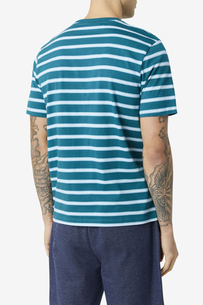 Men's Fila Dolce T Shirts Blue | gVg5rCpU7FO