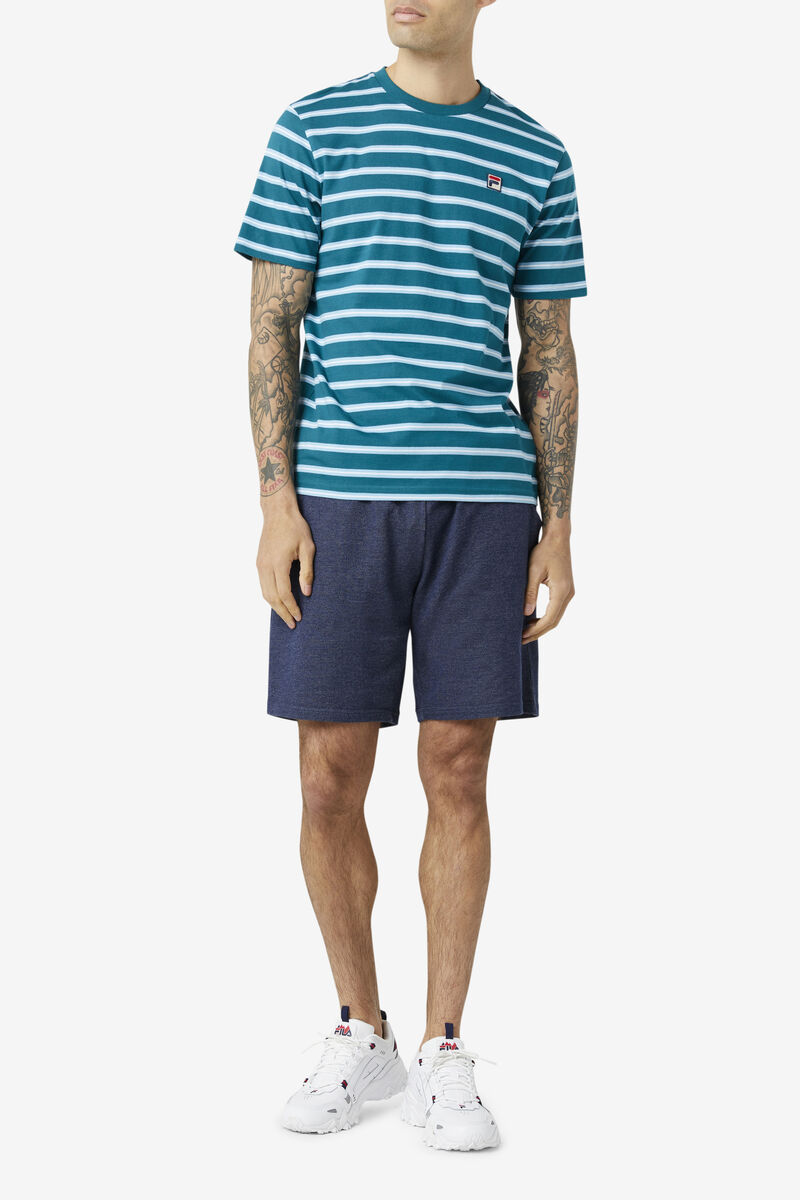 Men's Fila Dolce T Shirts Blue | gVg5rCpU7FO
