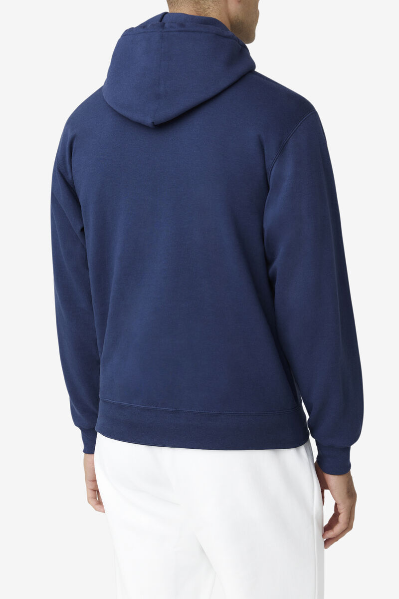 Men's Fila Dracen Tie Dye Hoodie Hoodies Blue | VBlY4HsQlS8