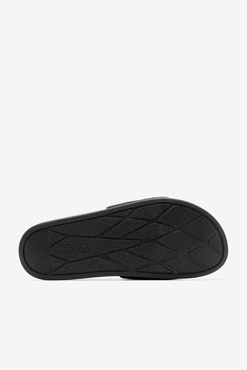 Men's Fila Drifter Lux Patchwork Sandals Black / Red / Multicolor | ASvqMtCStd2