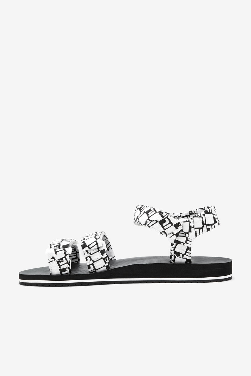 Men's Fila Drifter Ts Bandana Sandals Black / White / Black | 8Ztb7H43etJ