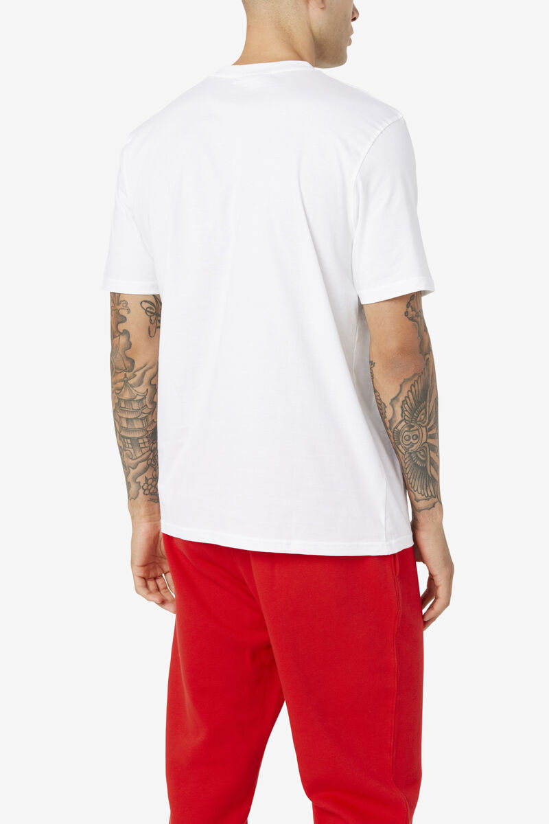 Men's Fila Eagle T Shirts White | inW2h8LMcrF